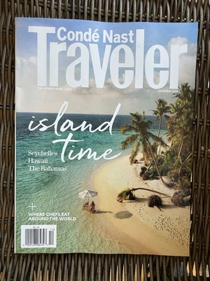 CONDÉ NAST TRAVELER MAGAZINE 2025 Dec ~Island Time: Seychelles, Hawaii, Bahamas - Image 1 of 2