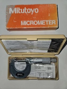 Mitutoyo 103-129 Micrometer 0 - 25mm Range 0.001mm - Picture 1 of 3
