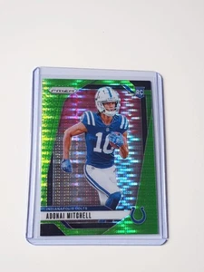 Panini Prizm 2024 Adonai Mitchell Colts Rookie RC Neon Green Pulsar NFL - Bild 1 von 2