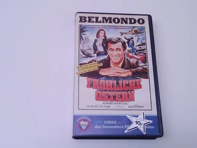 Fröhliche Ostern 1984 VHS German PAL VPS Video Jean-Paul Belmondo Sophie Marceau - Bild 1 von 4