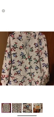 Peaches Scrub Jacket - Image 1 of 4