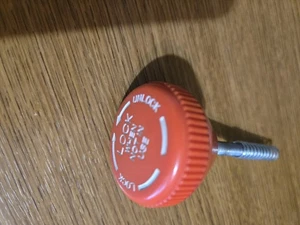 Vintage Schwinn AD3 Airdyne Bike Wheel Lock Knob #1 - Picture 1 of 1