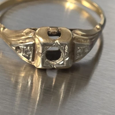 Vintage 14K Yellow Gold Ring Band 1.29G Size 6.75 - Image 1 of 4