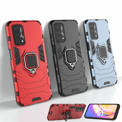 For OnePlus Nord N200 5G Case Shockproof Hybrid Armor Magnetic Ring Stand Cover - Image 1 of 4