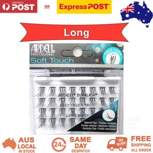 Ardell Soft Touch Trios Black False Fake Eyelashes Lash Extension Long - Picture 1 of 1