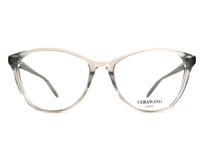 Vera Wang Eyeglasses Frames Hester SK Transparent Blue Gray Cat Eye 54-16-140 — 第 1/4 张图片