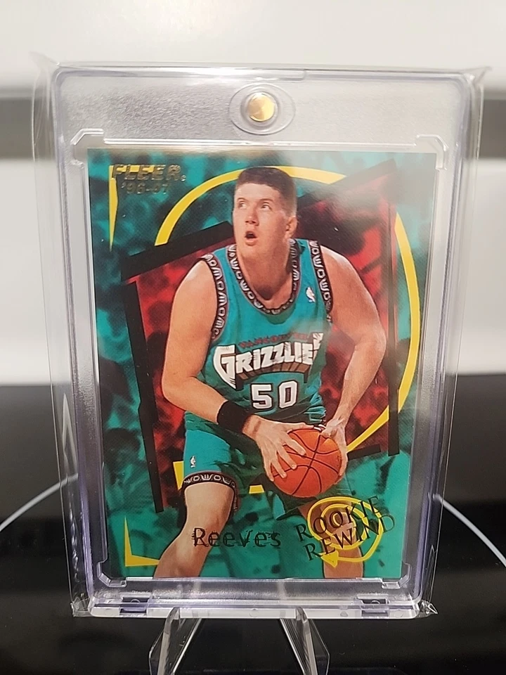 Fleer Bryant Reeves 1996-97 "Big Country" novato rebobinado 6 de 15-Grizzlies Foto 1 de 4