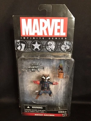 Figura de acción Marvel Infinite Series 3.75 Rocket Raccoon  Foto 1 de 4