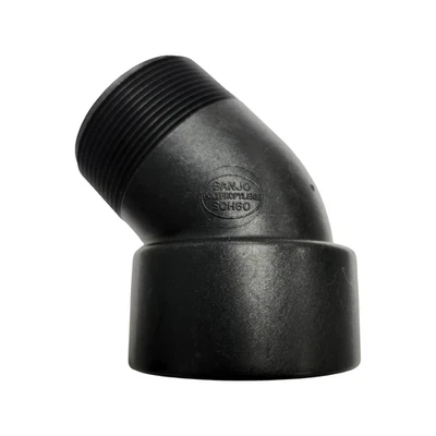 Banjo 45 Degree Poly Street Elbow 2" FNPT X 2" MNPT - SL200-45 - Image 1 of 4