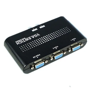 2 Port VGA SVGA Monitor Sharing Switch Box 2 In 1 Out For PC TV LCD LED Monitors - Picture 1 of 4