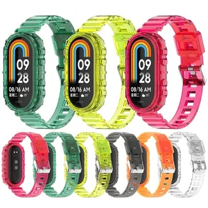 Watch Strap Glacier Transparent Strap Accessories for Band 8/8 NFC/9/9 NFC - Picture 1 of 30