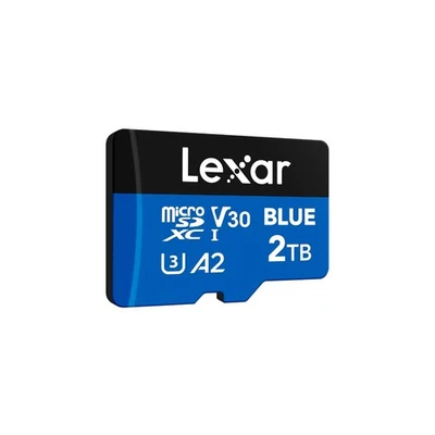 Lexar Blue microSDXC Memory Card 2TB High Speed Full HD Storage for Smartphone - Image 1 of 4