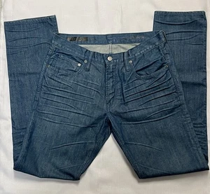 Jeans Gap 1969 para hombre 32x32 azul pierna recta preppy lavado medio denim - Imagen 1 de 7