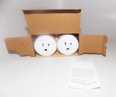  Enchufe inteligente Wifi [10A] ~ Paquete de 2 ~ Funciona con Alexa, Google Home y App Foto 1 de 2