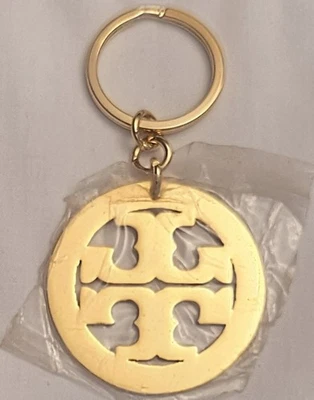 Tory Burch Gold Tone Key Chain Fob NEW UNUSED For Your Purse Handbag Pocketbook - Image 1 of 4