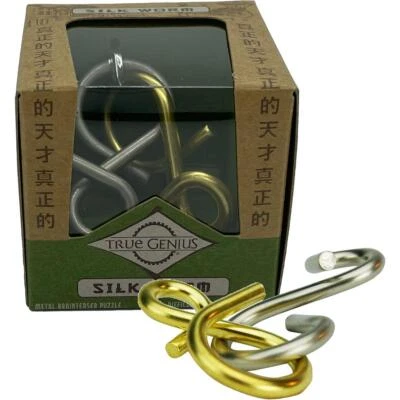 UNIVERSITY GAMES Project Genius 3D Brainteaser Puzzle - Seidenwurm