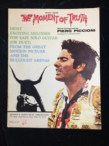 Vintage Sheet Music :: The Moment of Truth :: 1965 :: For Guitar - Bild 1 von 5