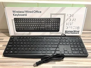 Clavier filaire AZERTY USB noir ergonomique léger haute finition CONFORT Win Mac - Photo 1/5