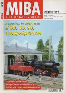 Auswahl: MIBA-DIE EISENBAHN IM MODELL-Jg. 1999-Gleisbau-Modellbau-Lokomotiven - Picture 1 of 11