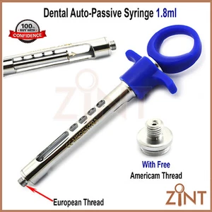 Jeringa anestésica autoaspirante 1,8 ml herramienta anestésica auto pasiva de laboratorio - Imagen 1 de 3