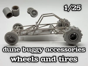 Old school dune buggy accessorises in 1/25 scale - Picture 1 of 21