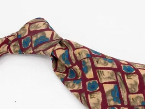 Corbata de Seda J. Garcia Colección "Van Gogh's Tree" 4 Corbata Abstracta Multicolor - Imagen 1 de 5