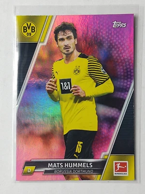 2021-22 Topps Bundesliga Fuchsia Foil /125 Mats Hummels #60 - Image 1 of 2
