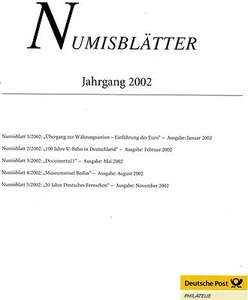 Numisblätter - Jahrgang 2002 - mit Beschreibungen ( ÜF07 ) - Picture 1 of 6