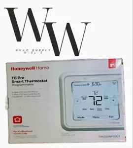 Honeywell T6 Pro Series Programmable Thermostat - White (TH6320ZW2003) - Picture 1 of 2