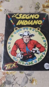 TEX IL SEGNO INDIANO TARGA IN METALLO - Picture 1 of 2