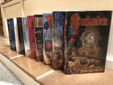 Diana Gabaldon Outlander All SIGNED 1ST/1ST 1 - 9 Complete Set Lot FREE SHIPPING