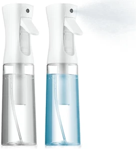 2 Pack Continuous Spray Bottles - Ultra Fine Mist Sprayer | Water Spray Bottle f - Picture 1 of 12