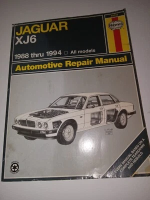 Manual de reparación automotriz Haynes Jaguar XJ6 1988-1994 1989 1990 1991 1992 1993 Foto 1 de 3