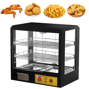 Big capacity Commercial Food Electric Warmer Display with Lighting & Glass Door - Picture 1 of 9