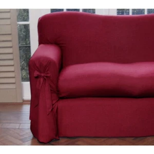 Cherry Red Sofa Cover Choose Your Size - Picture 1 of 5