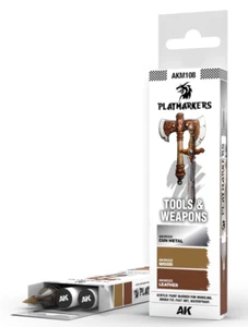 AK Interactive Play Markers TOOLS & WEAPONS Set (3pcs) #RKM108 - Picture 1 of 2