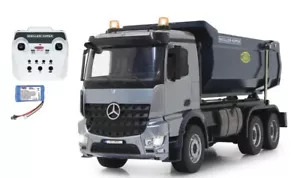 JAMARA, MERCEDES Arocs ribaltabile grigio Radiocomandato, 1/20, JAM406301 - Foto 1 di 6
