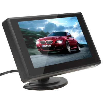 4.3 Inch Color TFT LCD 2-CH Video Input DVD VCD Car Rear View Monitor Headrest - Image 1 of 4