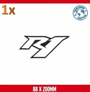 Yamaha R1 Aufkleber 88x200mm Sticker, Motorrad, Motorsport, Autocollat Étiquette - Bild 1 von 33
