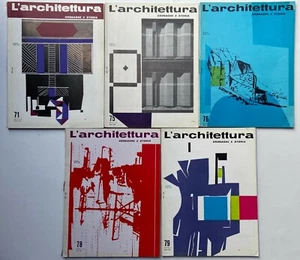 The Architecture Chronicles And History Etas 1961-1962 Lot 5 Magazines - Picture 1 of 2