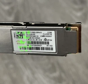 Cisco QSFP-100G-SR4-S 100G QSFP MMF Transceiver *Genuine* w/ Holo. #M35-2 - Picture 1 of 3