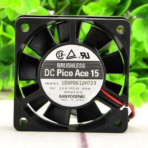 1PCS New SANYO 109P0612H723 6015 12V 0.09A silent inverter fan#QW - Picture 1 of 4