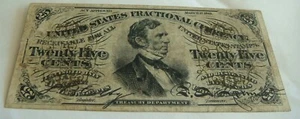 1863 25 Cents US Fractional Currency FR 1294 VF - Picture 1 of 2