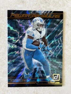 2021 Donruss D'Andre Swift #PF1 Power Formulas NFL Detroit Lions - Image 1 of 2