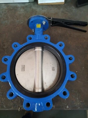 10" Mosher Butterfly Valve Ductile Iron, Ductile Iron, Buna, Lug - Image 1 of 3