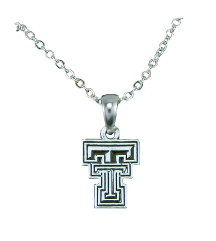 Texas Tech Red Raiders Silver Chain Womens Necklace Jewelry TTU Licensed Cover