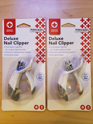 Infant Baby Nail Clipper with Magnifier Pack of 2 The First Years Red Cross - Image 1 of 3