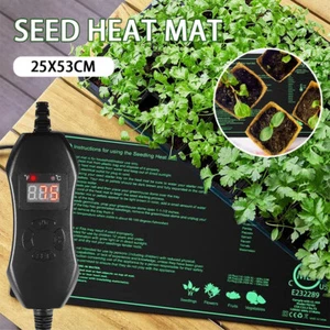Seedling Heat Mat Heating Pad Plant Seed Starter Propagation Thermostat Control - Picture 1 of 12