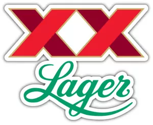 Dos Equis XX Lager Logo Sticker Car Bumper Decal - 3'', 5'' or 6'' - Picture 1 of 1