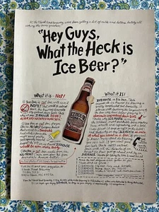 Vintage 1994 Icehouse Beer Print Ad What The Heck Is Icehouse Beer? - Picture 1 of 7